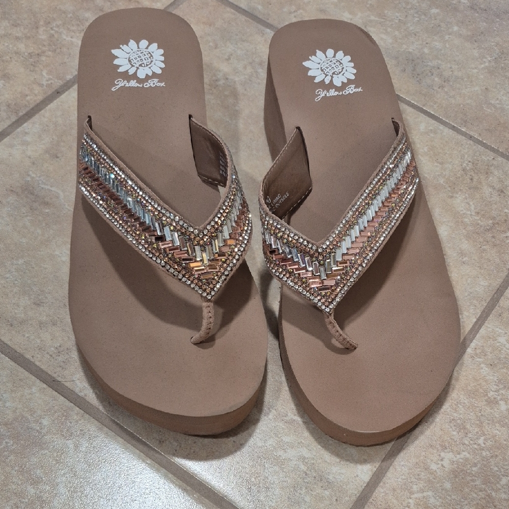 Yellow Box Women's Tan Sandals